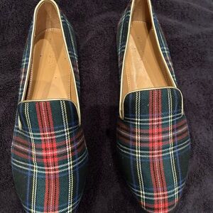 Plaid Loafers for Women